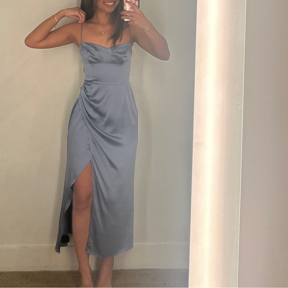 Reformation Marguerite Silk Dress